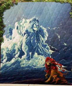 Lion King Fleece Blanket Dad And Son Remember Who You Are Quilt Bedding Set