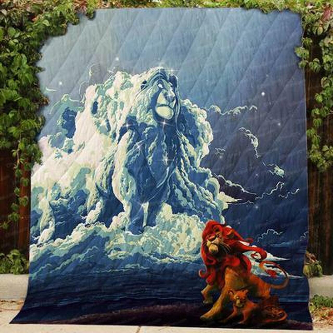 Lion King Fleece Blanket Dad And Son Remember Who You Are Quilt Bedding Set