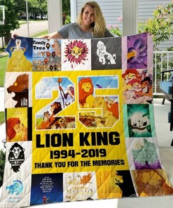 Lion King Quilt Bedding Set Blanket Limited Quilt Bedding Set Blanket Bedroom Decor, Gifts for Family