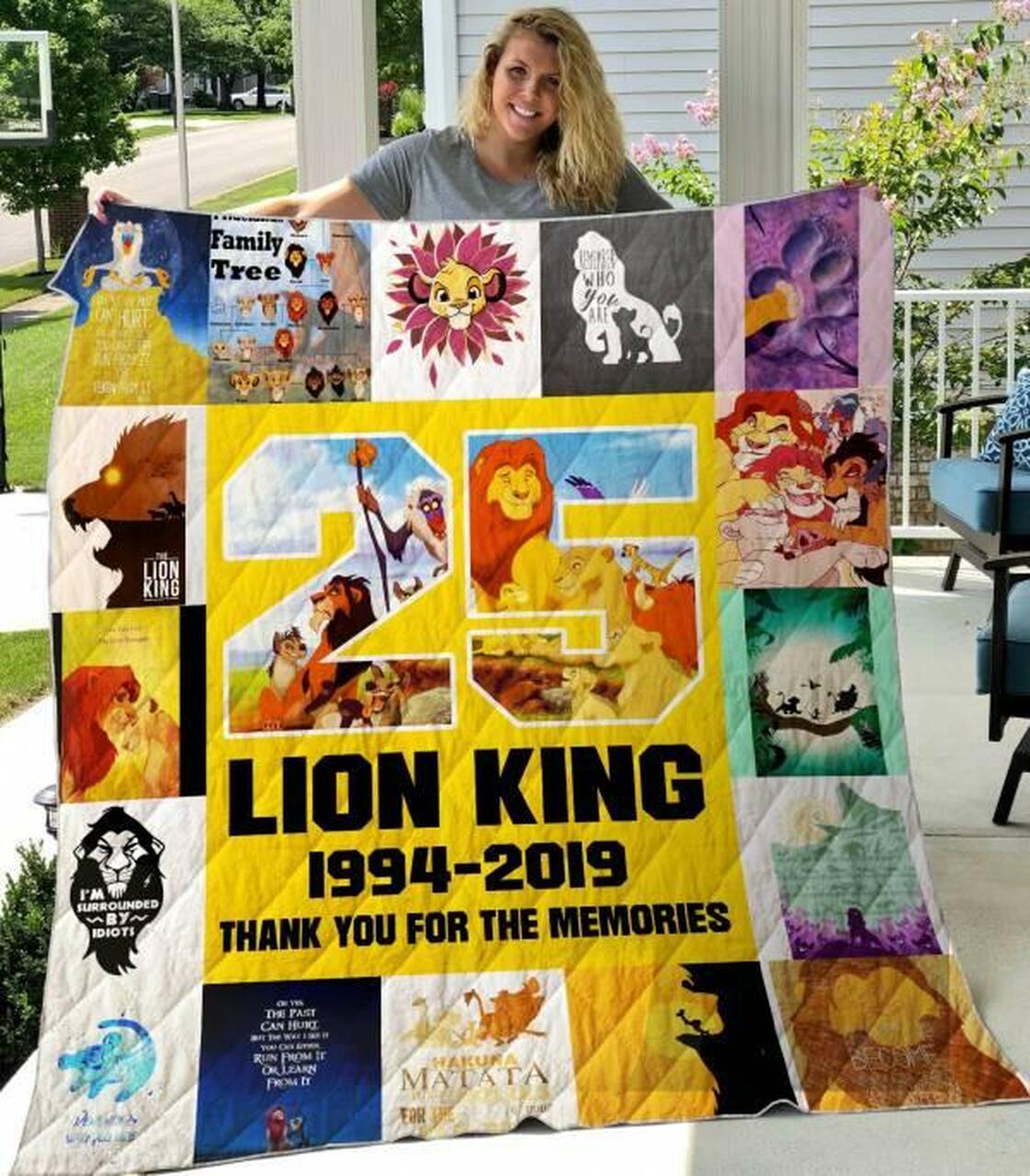 Lion King Quilt Bedding Set Blanket Limited Quilt Bedding Set Blanket Bedroom Decor, Gifts for Family