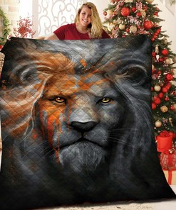 Lion Quilt Bedding Set Bedroom Decor Gifts for Family