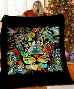 Lion Quilt Bedding Set Bedroom Decor Ideal for Family Gifts and Bedroom Decor