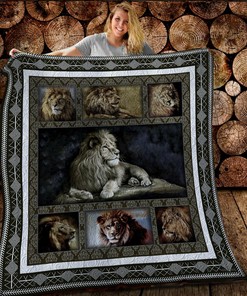 Lion Quilt Blanket Bedding Set Bedroom Decor, Gifts for Family