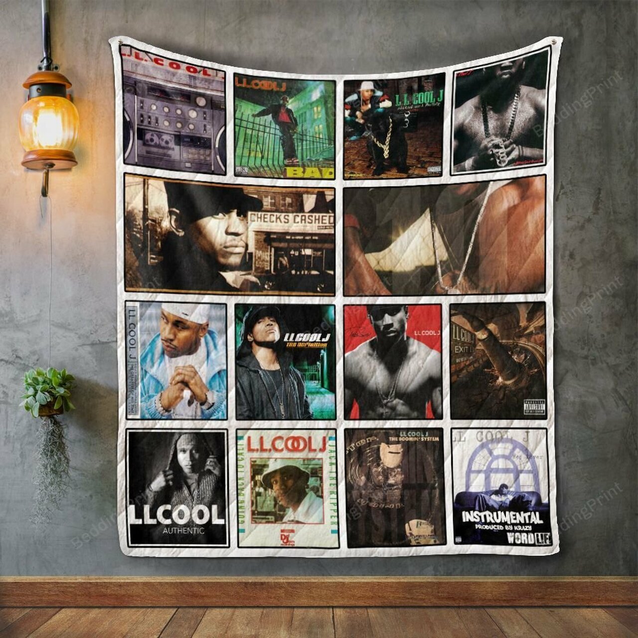 Ll Cool J Album Covers Quilt Bedding Set Blanket Bedroom Decor, Gifts for Family