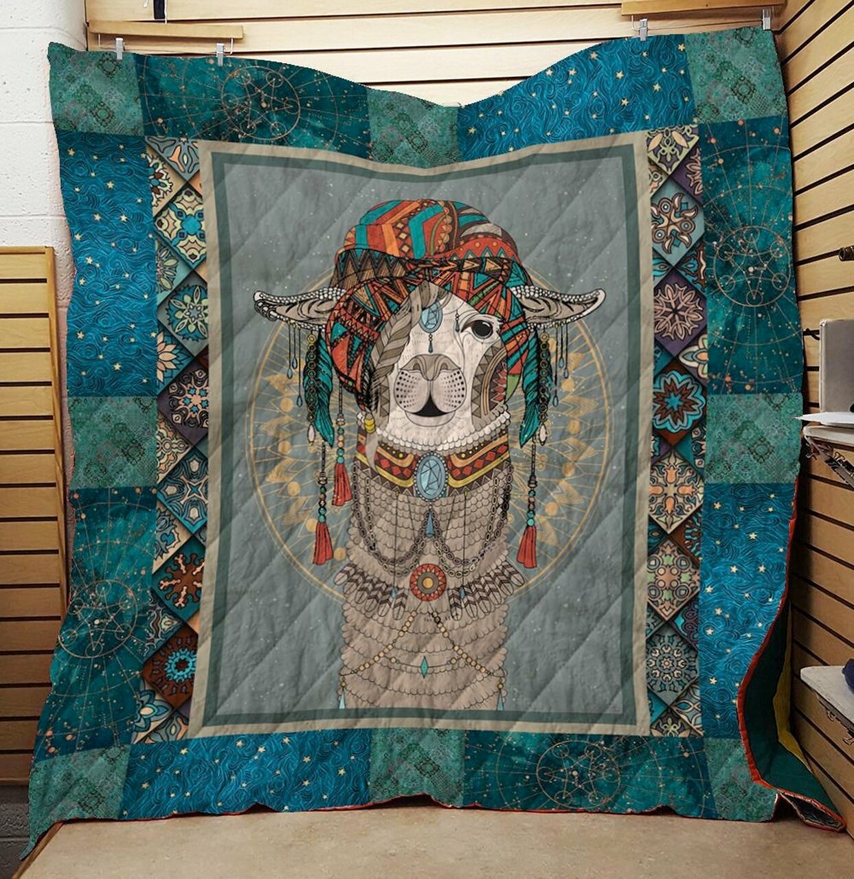 Llama Patterned Quilt Bedding Set for Bedroom Decor and Family Gifts, Ideal for Home Decoration and Picnic