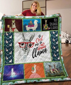 Llama Personalized Quilt Bedding Set for Bedroom Decor and Family Gifts, Perfect for Home Decoration and Picnic