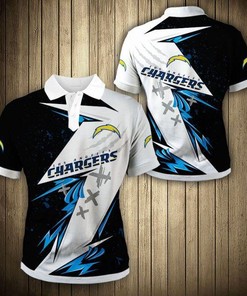 Los Angeles Chargers Graffiti Polo Shirt