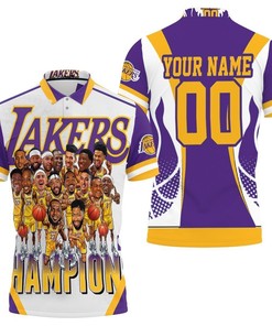 Los Angeles Laker Nba Finals Champions Personalized Polo Shirt