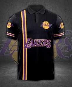 Los Angeles Lakers 3D Polo Shirt