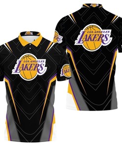 Los Angeles Lakers Logo Legging For Fan 3D Polo Shirt for NBA Fans
