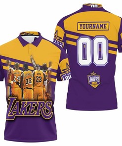 Los Angeles Lakers Logo Nba Western Conference Nba Polo Shirt