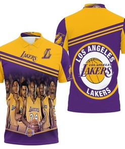 Los Angeles Lakers Nba Logo Western Conference 3D Polo Shirt