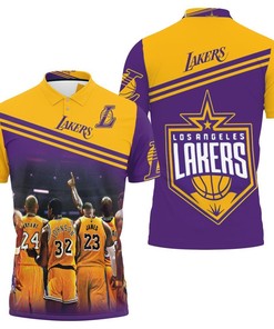 Los Angeles Lakers Nba Western Conference Nba For Fans 3D Polo Shirt