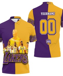 Los Angeles Lakers Nba Western Conference Polo Shirt