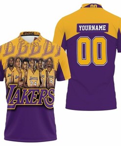 Los Angeles Lakers Nba Western Conference Robot Polo Shirt