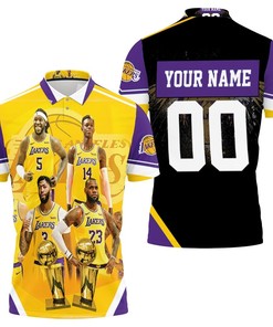 Los Angeles Lakers Western Conference Mashup Batman Personalized Polo Shirt