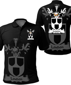 Loudon or Loudoun Family Crest Polo Shirt - Golf Shirt