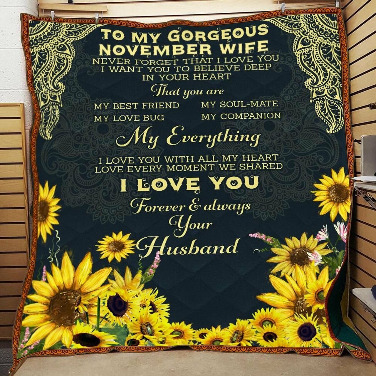 Love Quilt Bedding Set Bedroom Decor, Gifts for Family