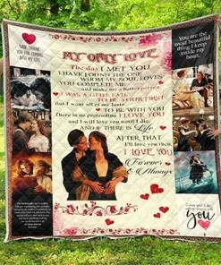 Love Titanic Personalized Quilt Bedding Set - Great for Bedroom Decoration and Family Gifts