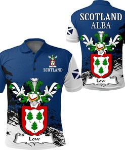 Low Scottish Family Crest Scotland Special Polo Shirt - Golf Shirt