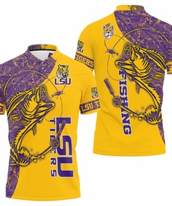 Lsu Tigers Ncaa For Tigers Fan Fishing Lover 3D T Shirt Hoodie Sweater Jersey Polo Shirt