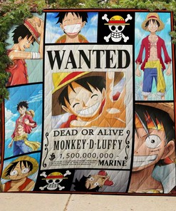 Luffy Quilt Bedding Set Bedroom Decor with Personalized Name, Ideal for Home Decoration and Picnic