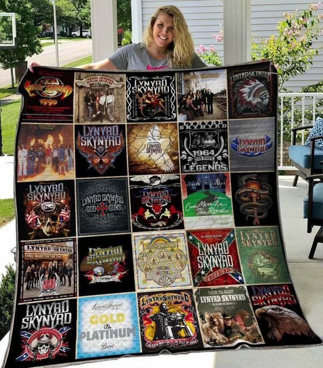 Lynyrd Skynyrd Quilt Bedding Set Blanket Limited Quilt Bedding Set Blanket