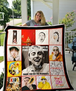 Mac Miller Custom Personalized Quilt Blanket Bedding Set for Home Decoration and Gifts for Family