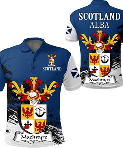 MacIntyre Scottish Family Crest Scotland Special Polo Shirt - Golf Shirt