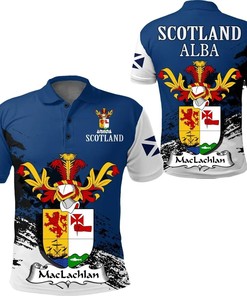 MacLachlan Scottish Family Crest Scotland Special Polo Shirt - Golf Shirt