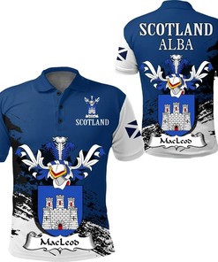MacLeod Scottish Family Crest Scotland Special Polo Shirt - Golf Shirt