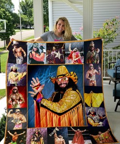 Macho Man Randy Savage All Season Plus Size Quilt Bedding Set Blanket Bedroom Decor, Gifts for Family