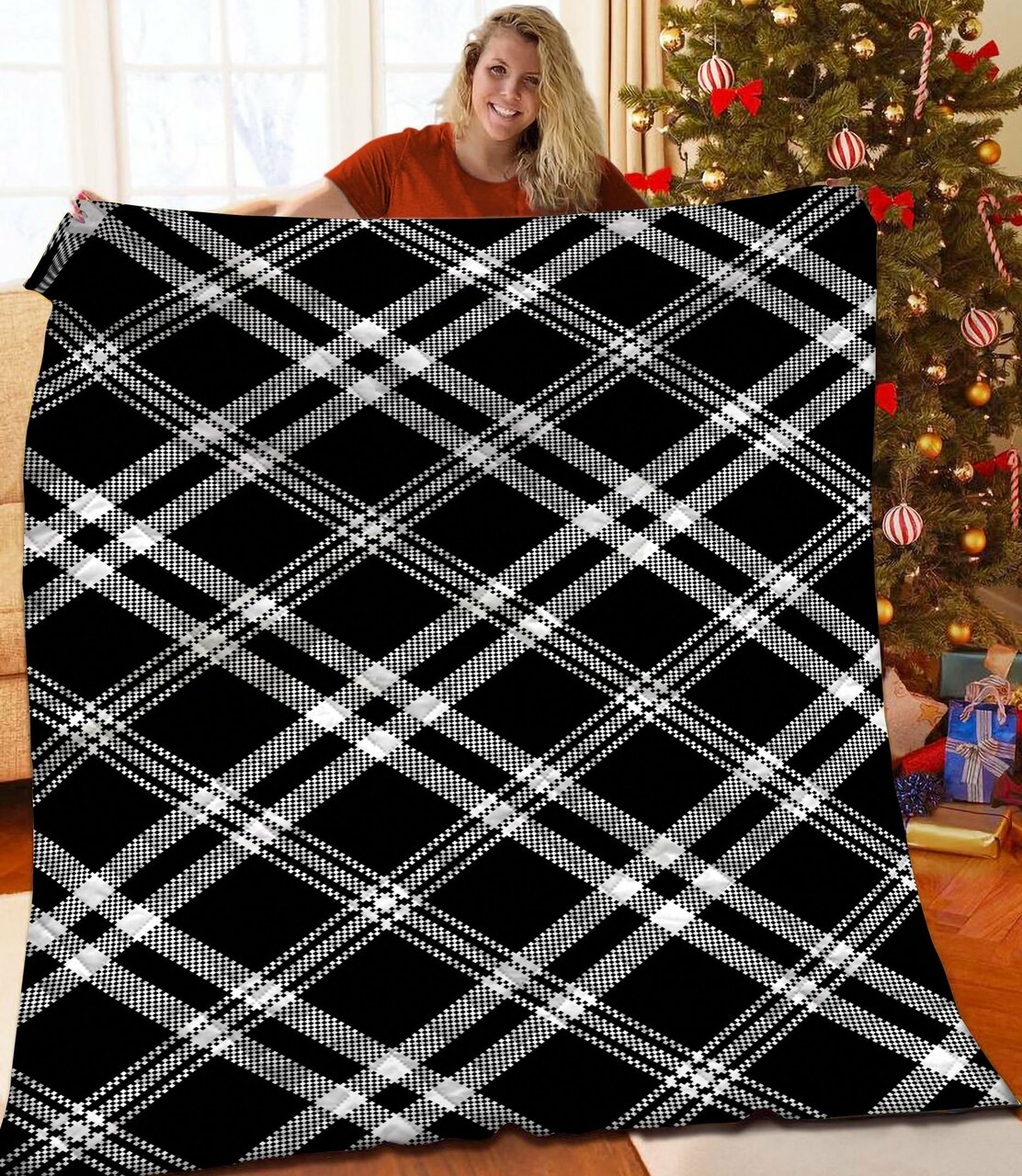 Madras Quilt Bedding Set Bedroom Decor, Gifts for Family