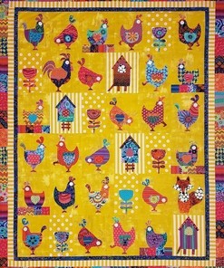 Make Your Bedroom Unique with Customizable Chicken Quilt Bedding Set