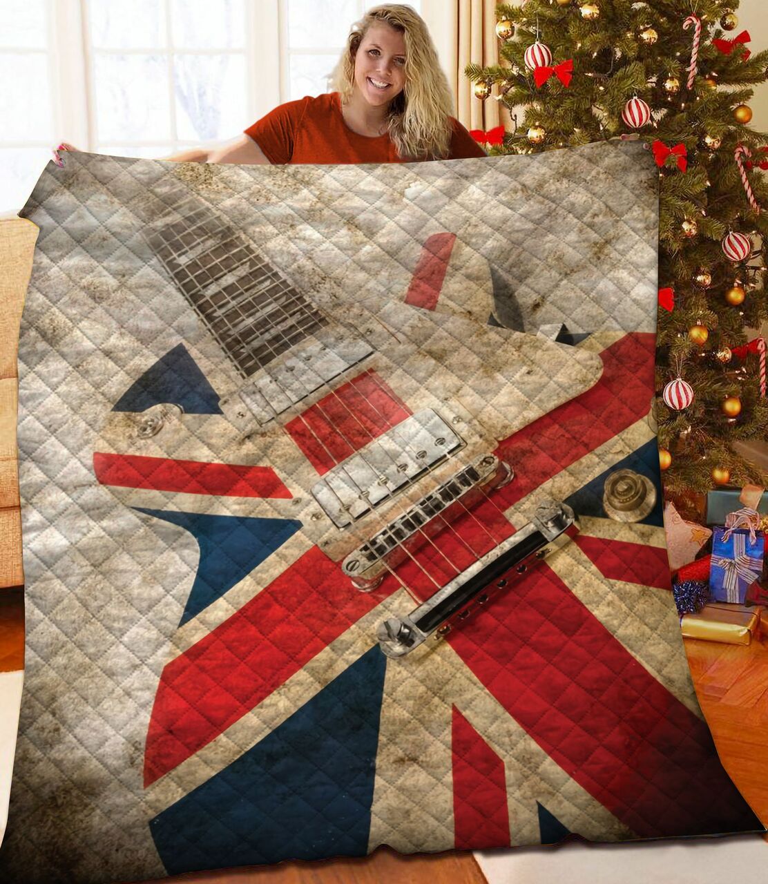 Make Your Home Stand Out with Personalized Guitar Theme Bedding Set
