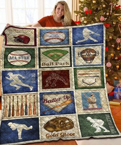 Make Your Room Stand Out with Personalized Baseball Quilt Bedding Set, Gifts for Family