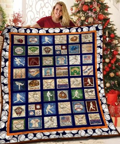 Make Your Room Stand Out with Personalized Baseball Quilt Bedding Set: Ideal for Home Decor and Picnics