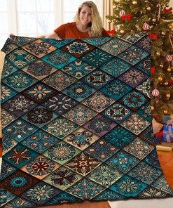 Mandala Quilt Bedding Set - A Perfect Addition to Your Bohemian Home Style