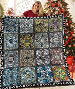 Mandala Quilt Bedding Set - Customizable Home Decor for Your Unique Style