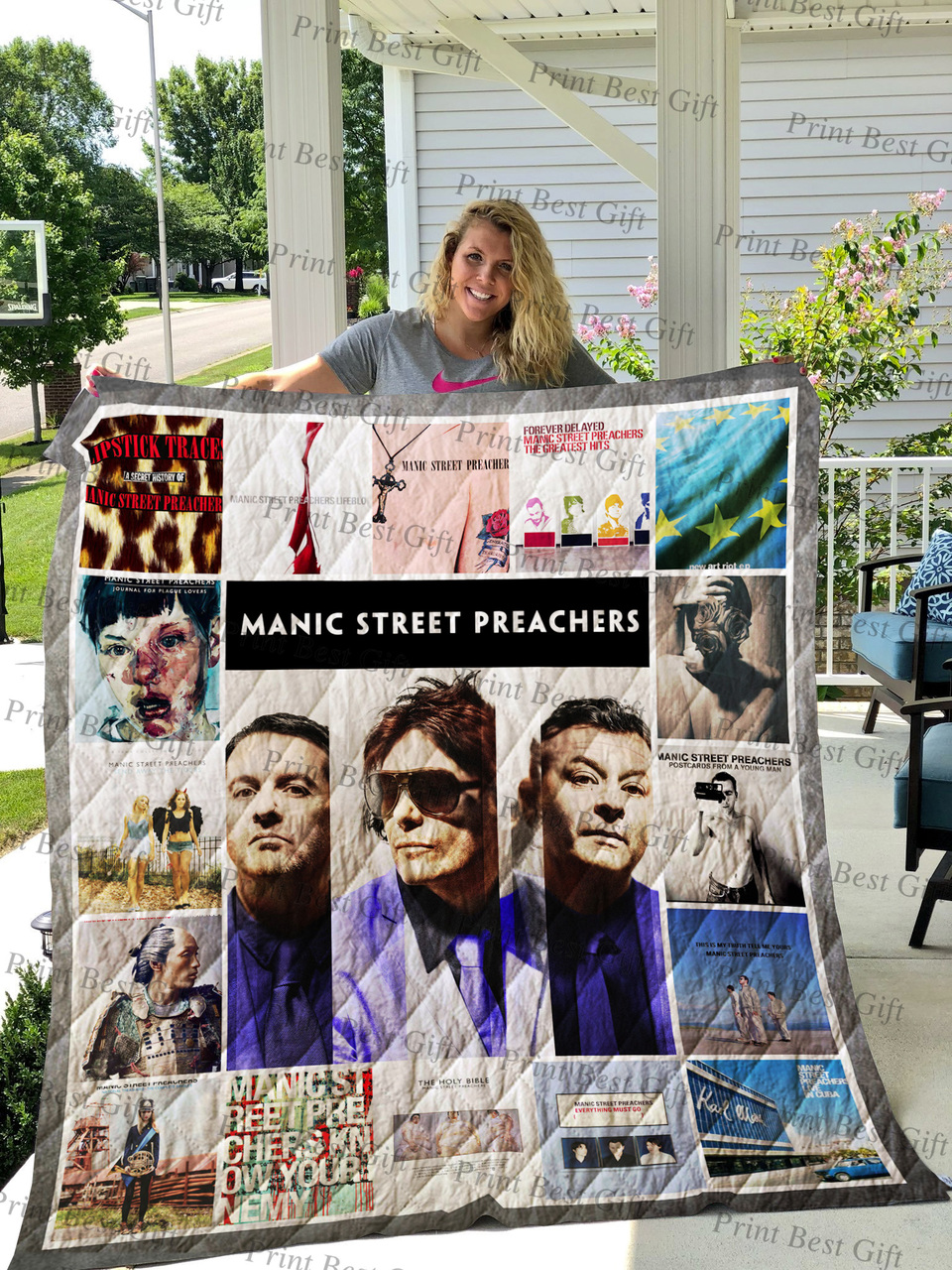 Manic Street Preachers Albums Cover Poster Quilt Bedding Set Bedroom Decor, Gifts for Family