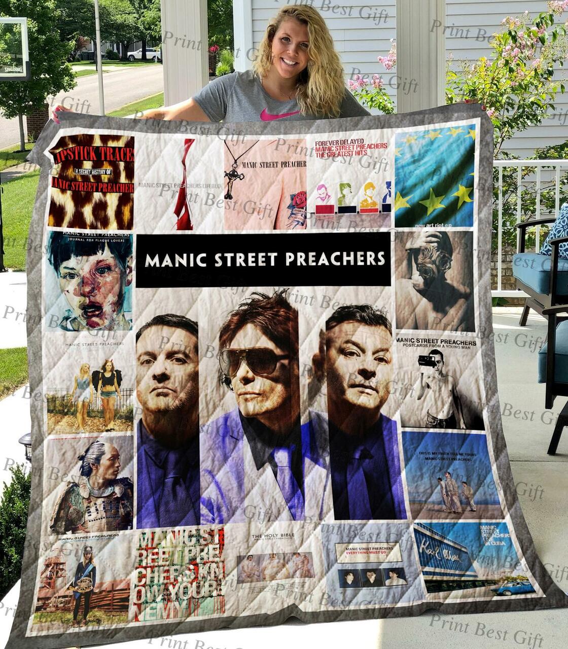 Manic Street Preachers Quilt Bedding Set Blanket Bedroom Decor, Gifts for Family