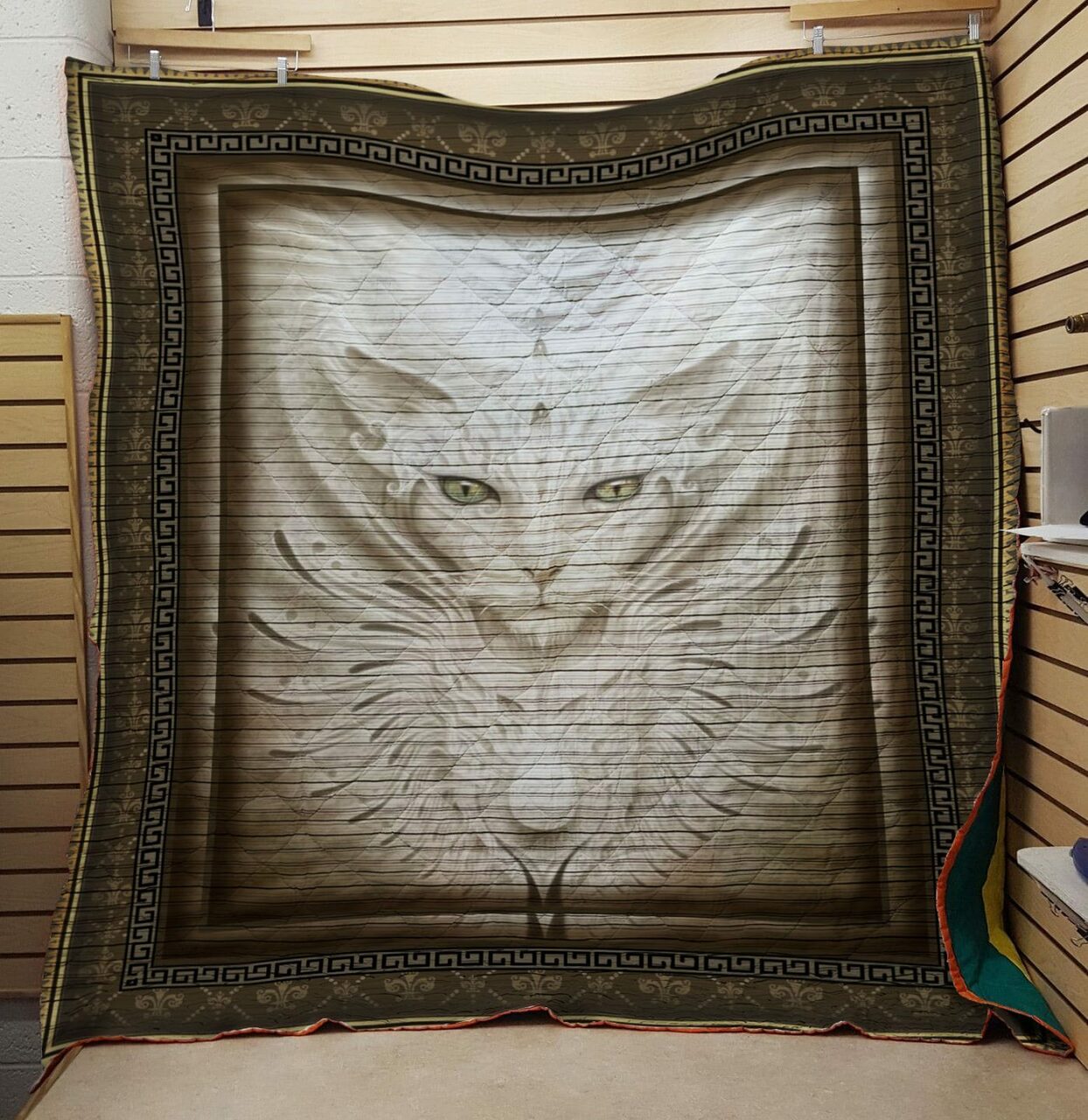 Manx Cat Personalized Quilt Bedding Set - Great for Bedroom Decor and Family Gifts