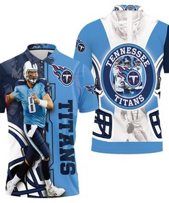Marcus Mariota 8 Tennessee Titans Super Bowl 2021 Afc South Division Ship 3D Polo Shirt