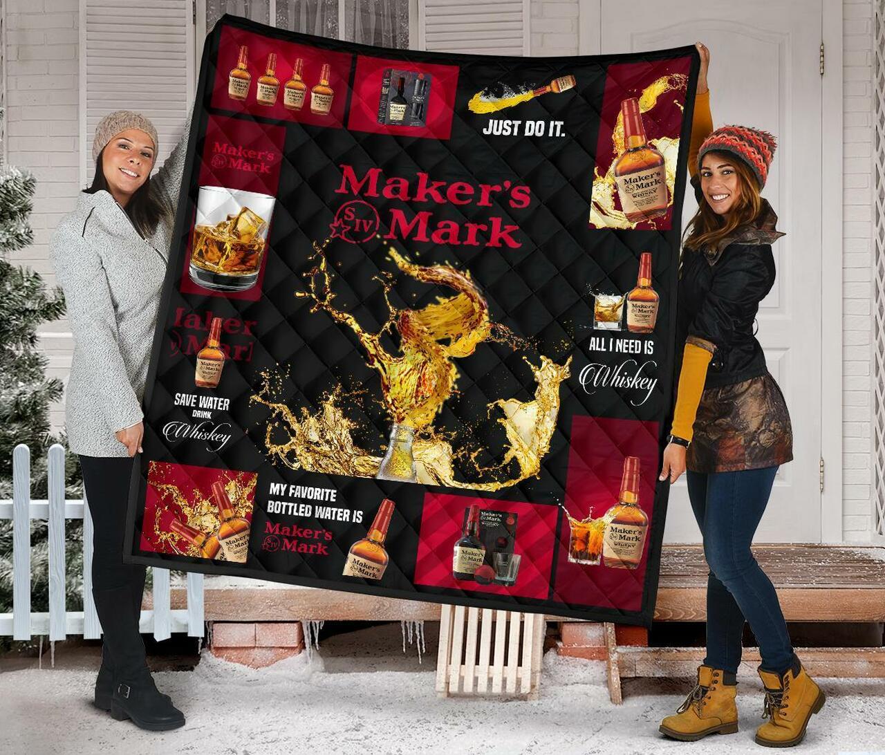 MarkerS Mark All I Need Is Whisky Gift Idea Quilt Bedding Set Bedroom Decor, Gifts for Family