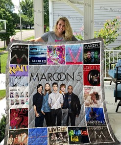 Maroon 5 Album Cover Personalized Quilt Bedding Set for Bedroom Decor and Family Gifts