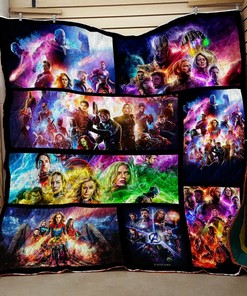 Marvel Avengers Superhero Personalized Quilt Bedding Set for Home Decoration and Gifts for Family