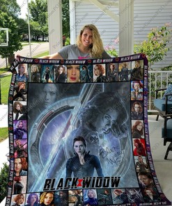 Marvel Black Widow Quilt Bedding Set Blanket Best Gifts For Fans, Birthday,