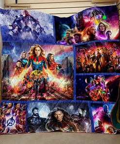 Marvel Quilt Bedding Set Bedroom Decor, Gifts for Family
