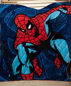 Marvel Spider-Man Personalized Quilt Bedding Set Great for Bedroom Decoration and Family Gifts