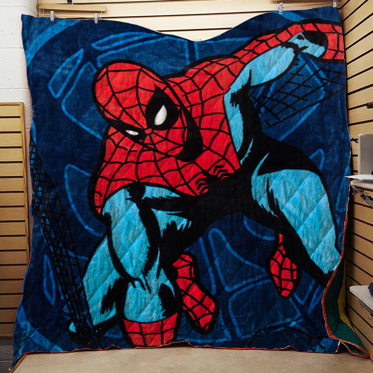 Marvel Spider-Man Personalized Quilt Bedding Set Great for Bedroom Decoration and Family Gifts